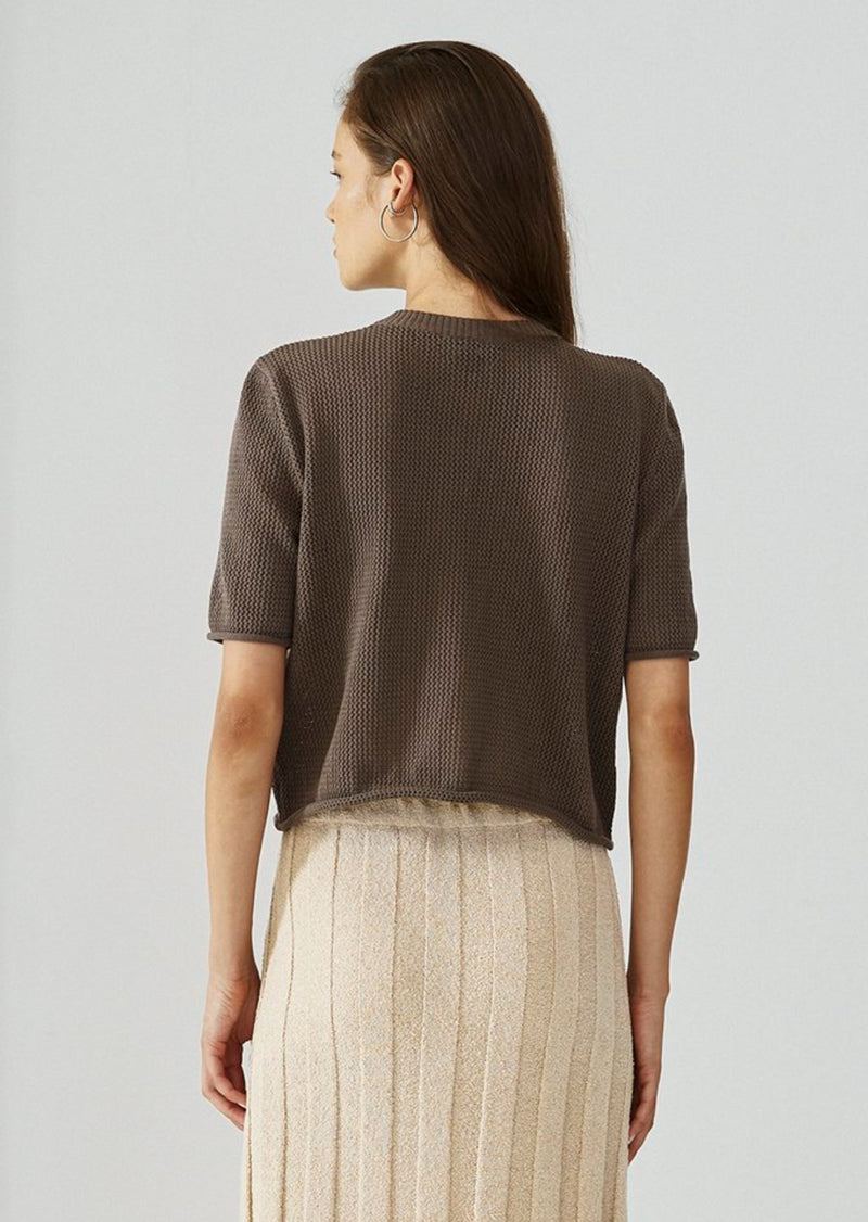 Diarte Pia Coco Knit Top. Ethically Made Knitwear