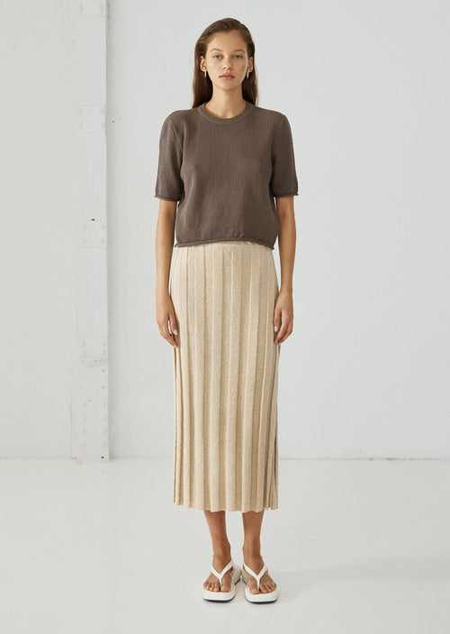Diarte Pia Coco Knit Top. Ethically Made Knitwear