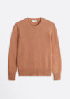 SCG Round Neck Soft Hybrid Sweater in Caramel