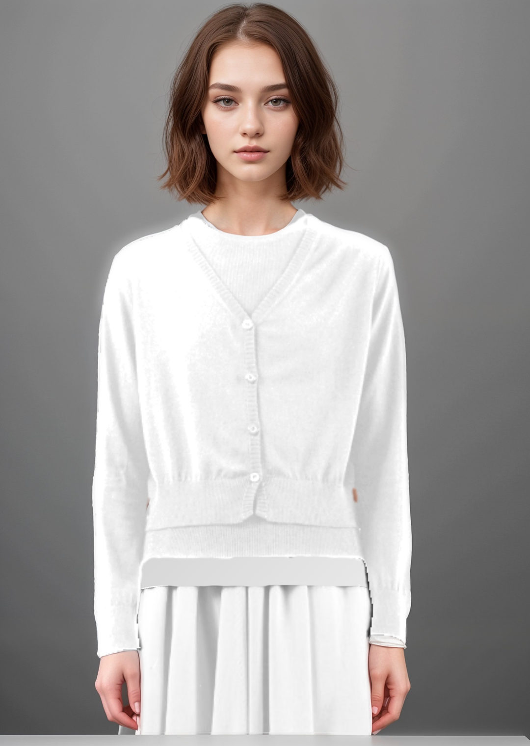 V-Neck Cropped Cardigan | Lars Andersson Cardigan