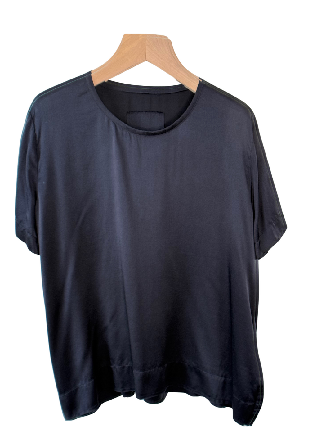 Silk Shirt in Navy Blue | Private 0204 Shirts & Tops