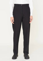 Indulge in luxurious comfort and effortless style with the Bergfabel Maria Pants in Black. Crafted from a premium linen and cotton blend, these classic trousers exude sophistication with their button fastening, belt loops and side seam pockets. The relaxed tapered leg adds a touch of elegance, making these pants a must-have for any  wardrobe.