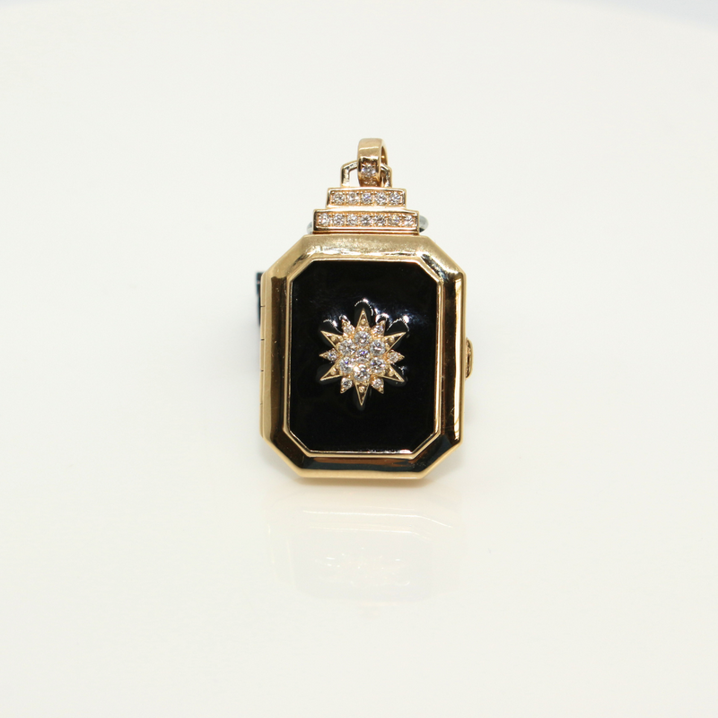 Black Diamond Locket
