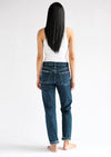 Elevate your denim collection with Boro Denim's Tokyo jeans, a contemporary reimagining of the Levi's 501 big E. This design boasts a mid-rise, seamlessly transitioning into a straight-leg silhouette. Expertly tailored, it offers a snug fit around the hips and thighs, flowing straight through to the ankles.