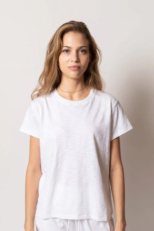 Leallo Chloe Tee in White