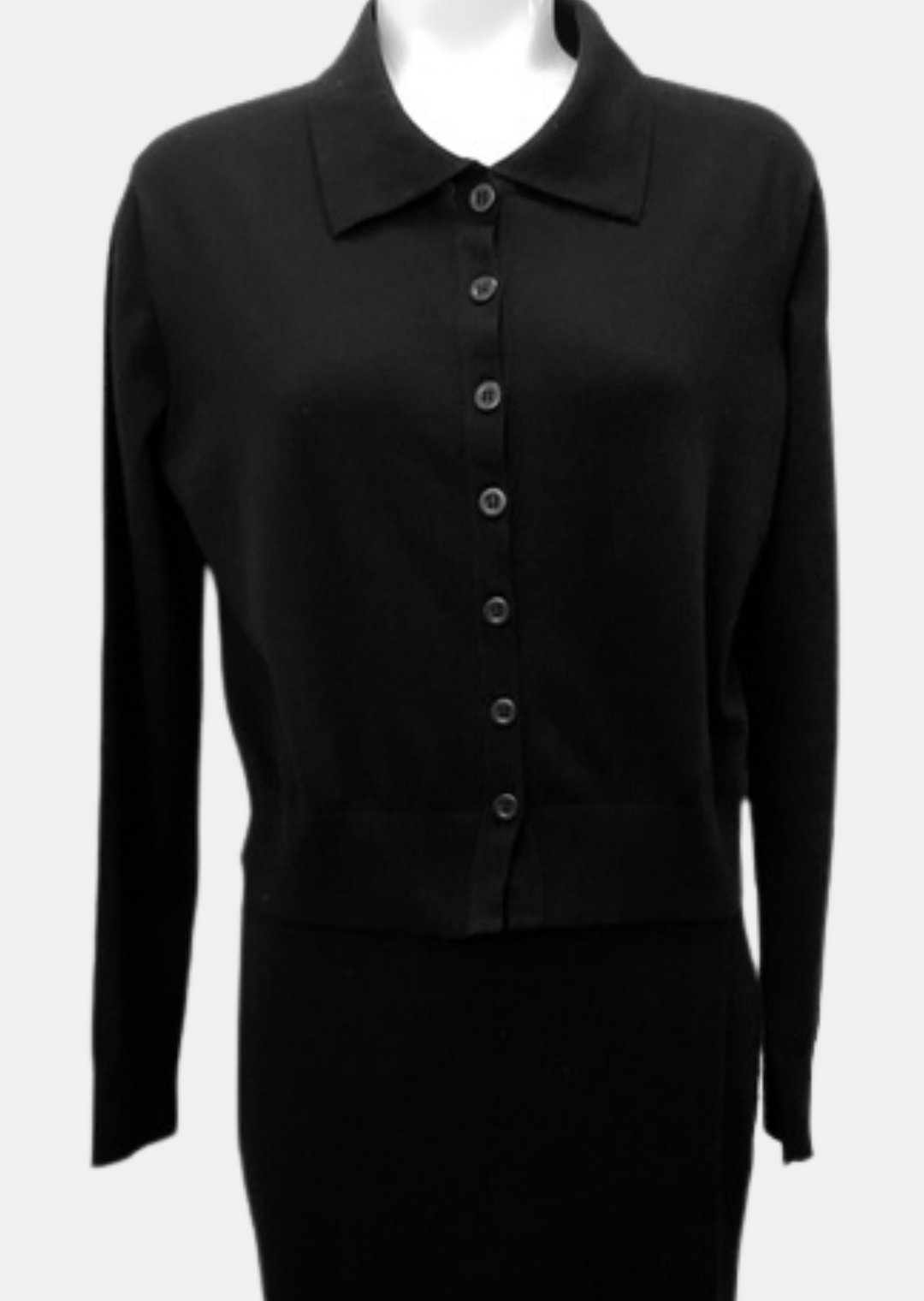Cropped Cardigan with Collar | Lars Andersson Cardigan