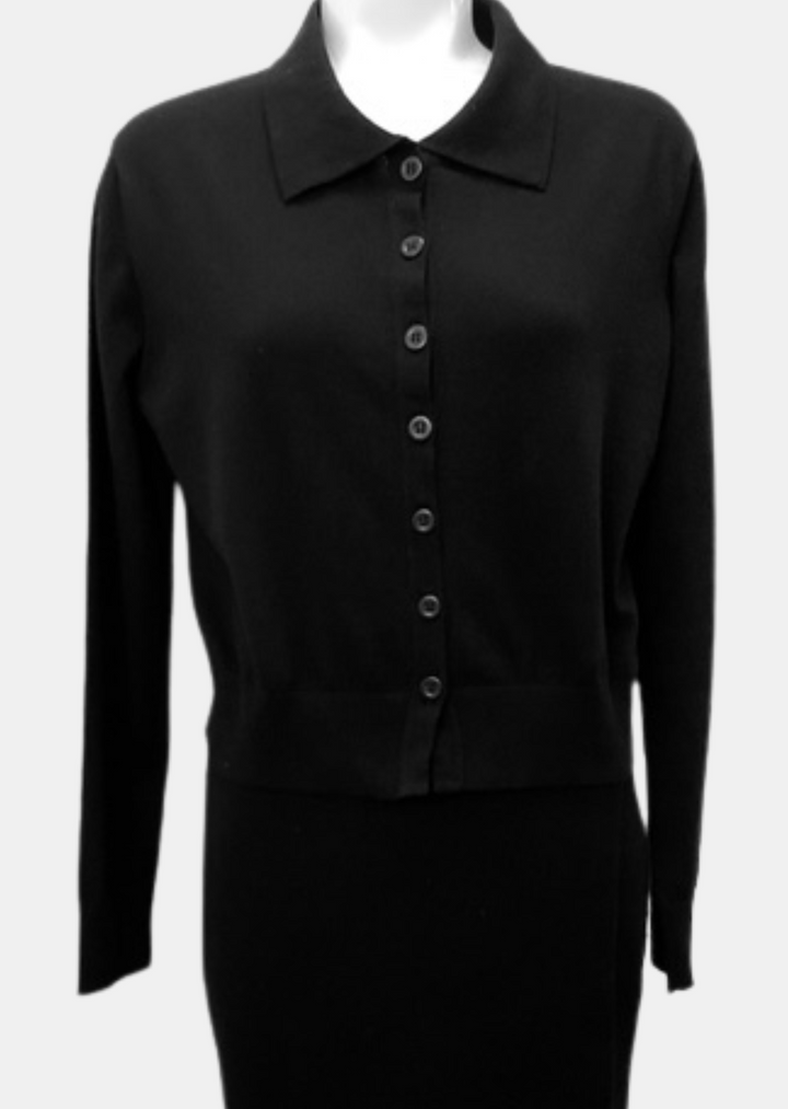 Cropped Cardigan with Collar | Lars Andersson Cardigan