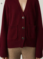 Lisa Yang Danni Cardigan Cherry