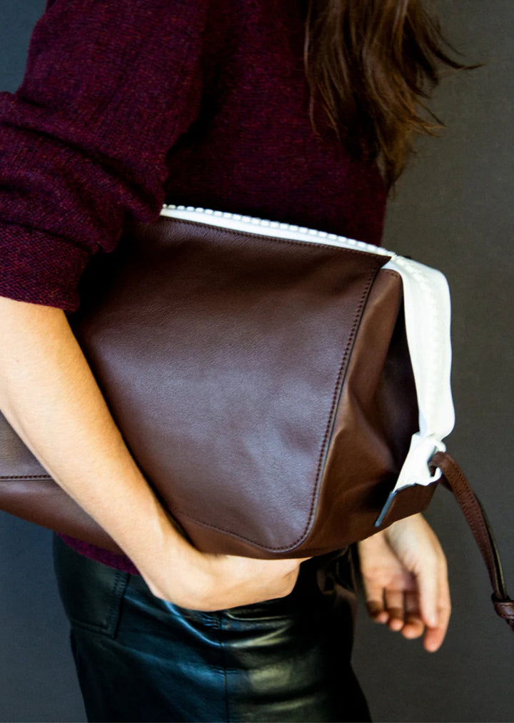 Bag Supreme | Harmin Chocolate White Handbags