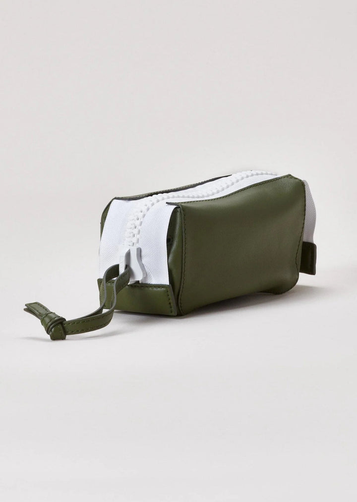 Utility Pouch | Harmin Olive White Handbags