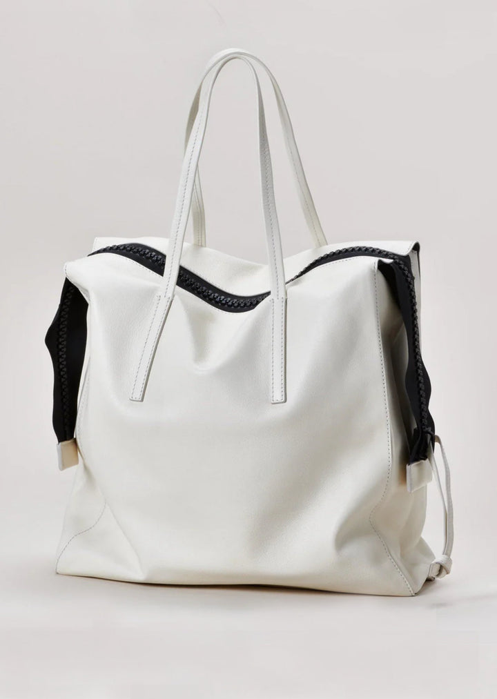 Sidekick Tote Bag | Harmin Chalk Black Handbags