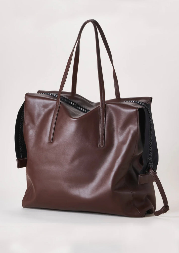 Sidekick Tote Bag | Harmin Chocolate Black Handbags
