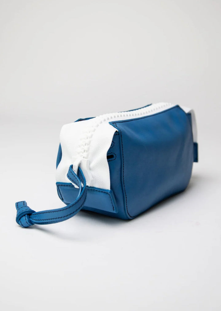 Utility Pouch | Harmin Blue White Handbags