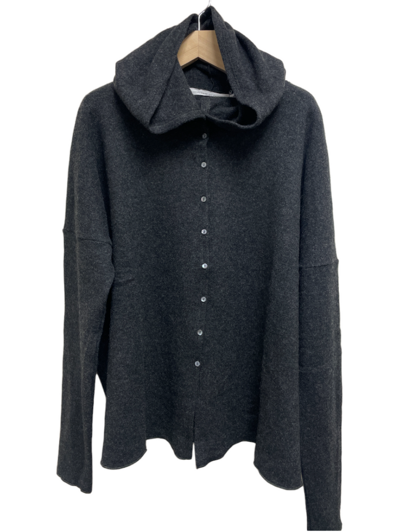 Album Di Famiglia Hoodie Cardigan WS Slate