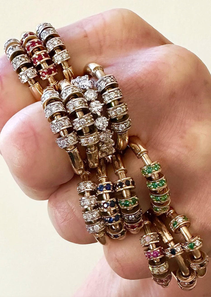 Spinner Ring | 3 Beads | RR Jewels Rings