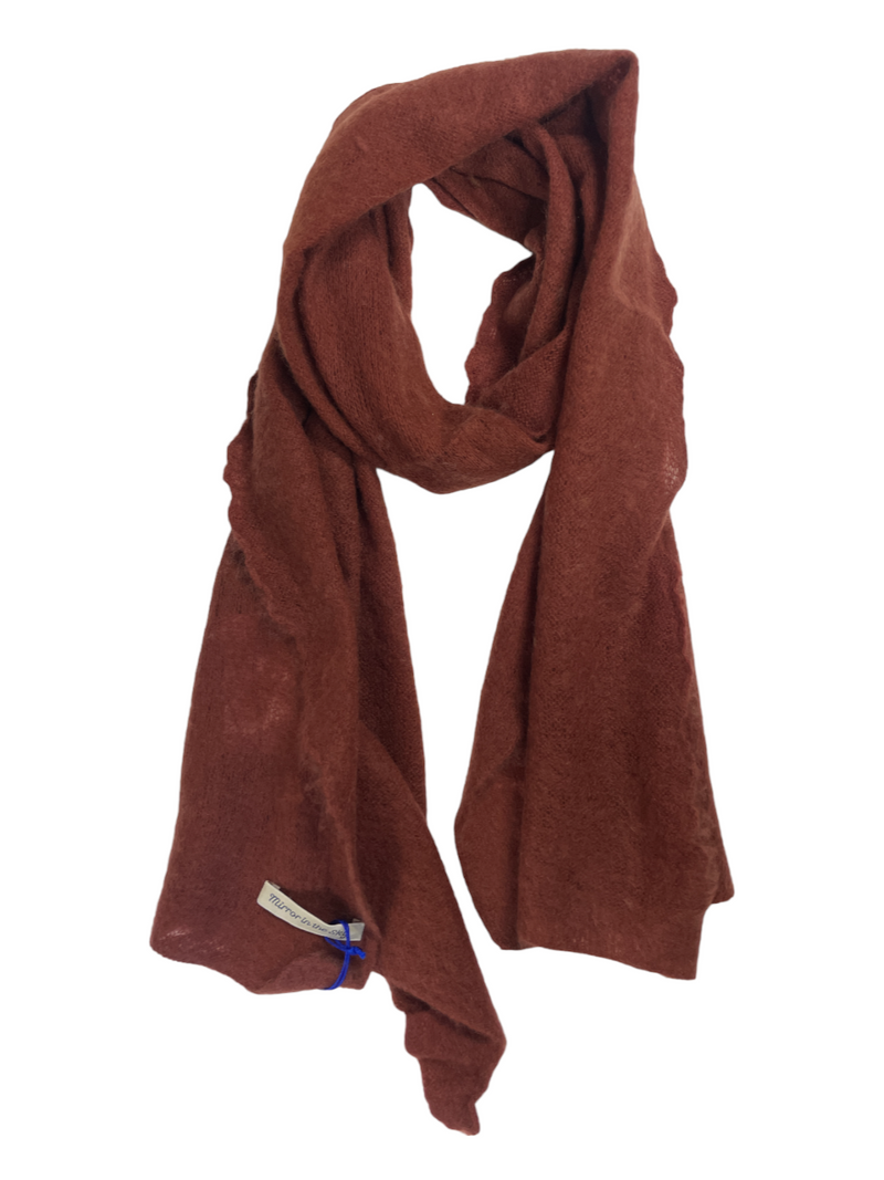 Mirror in the Sky Mini Open Knitted Scarf Mountain