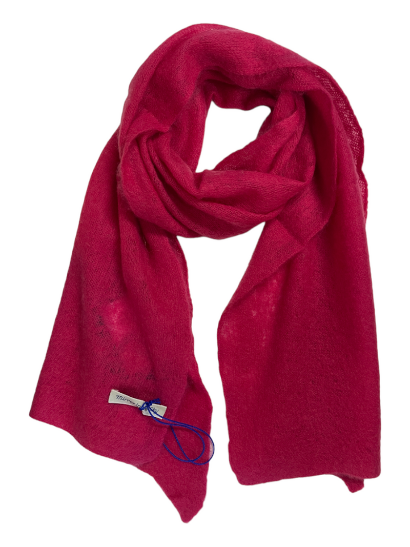 Mirror in the Sky Mini Open Knitted Scarf Neon