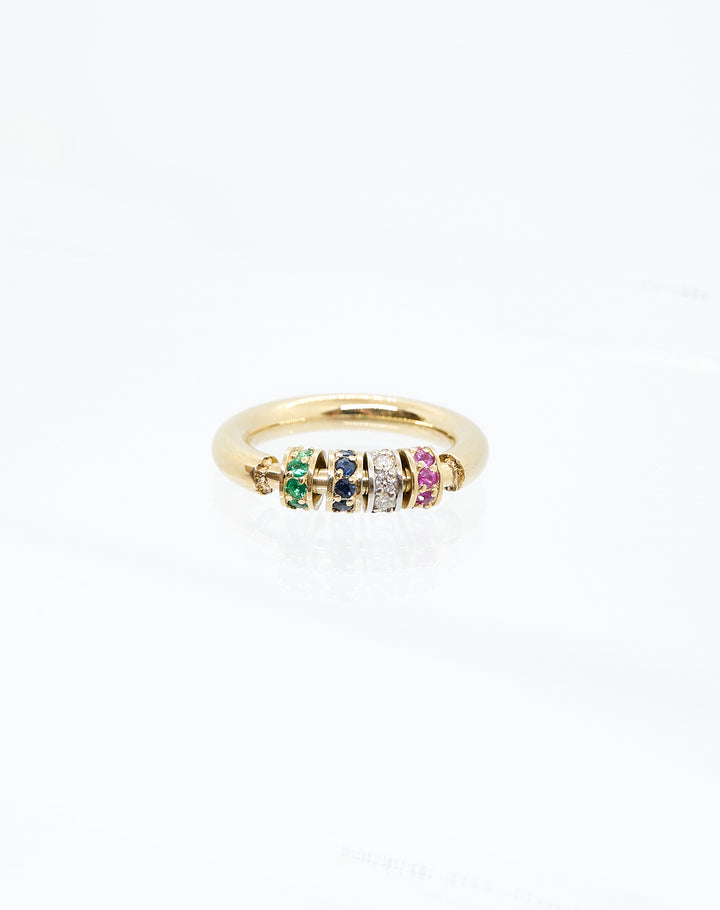 Spinner Ring | 4 Beads | RR Jewels Rings