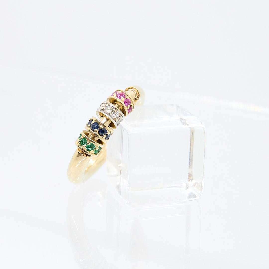 Spinner Ring | 4 Beads | RR Jewels Rings