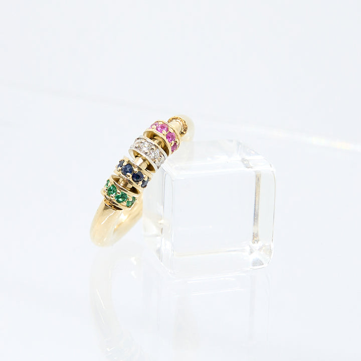 Spinner Ring | 4 Beads | RR Jewels Rings