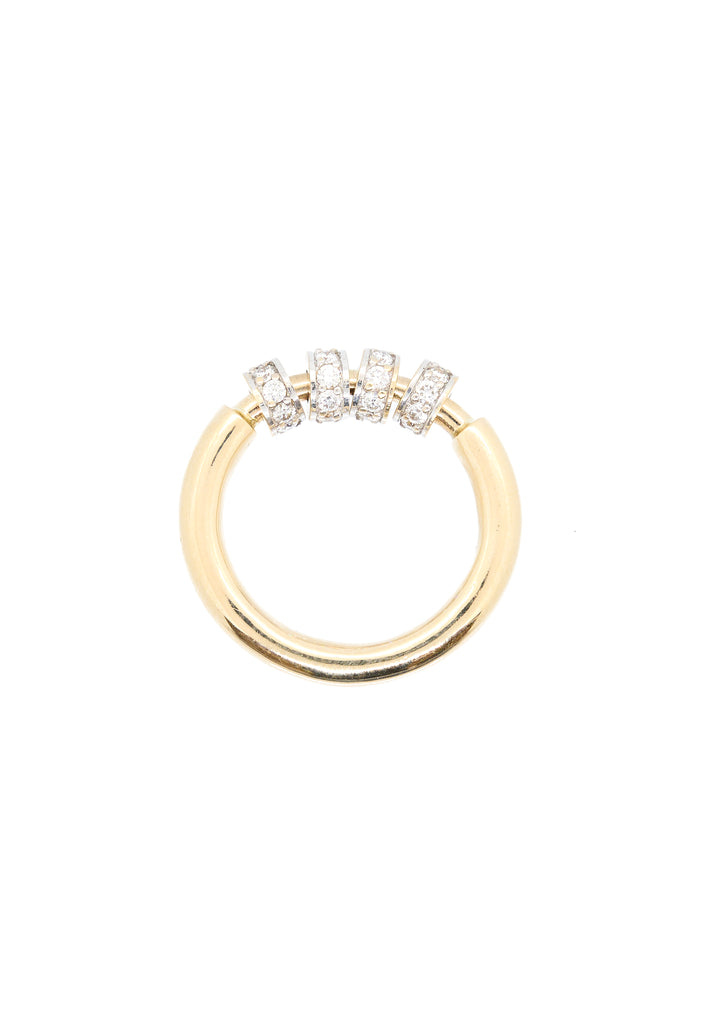 Spinner Ring | 4 Beads | RR Jewels Diamond Rings