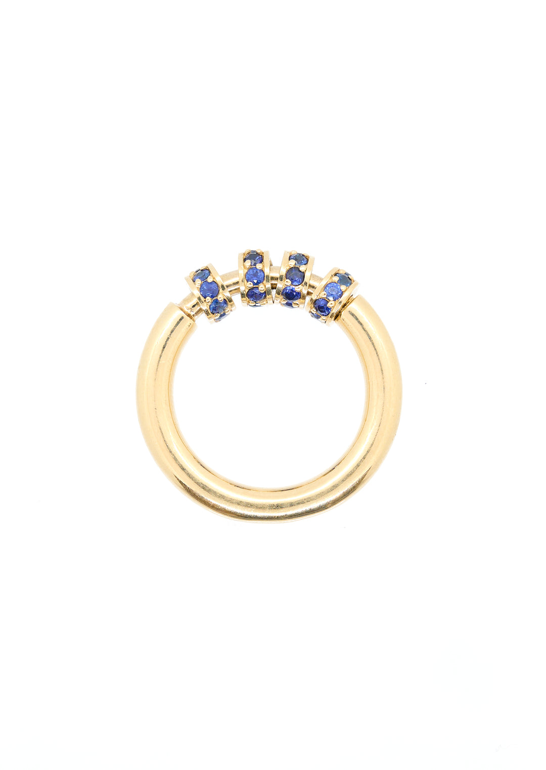 Spinner Ring | 4 Beads | RR Jewels Sapphire Rings