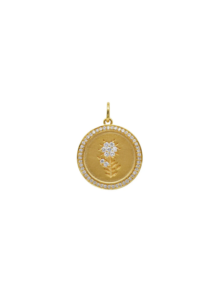 Fleur White Diamond Charm | Sethi Couture Charms & Pendants