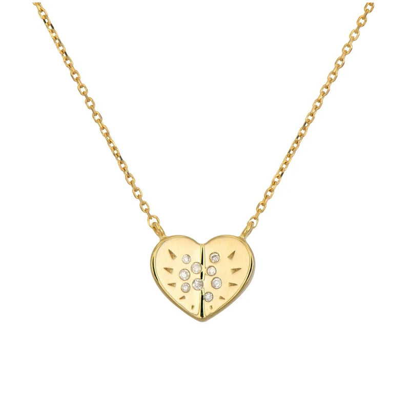 Small Love Explosion Heart Necklace