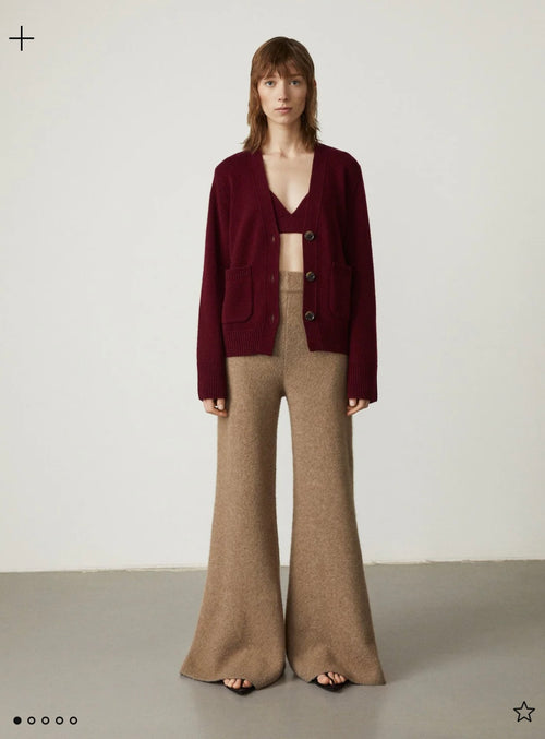 Lisa Yang Danni Cardigan Cherry