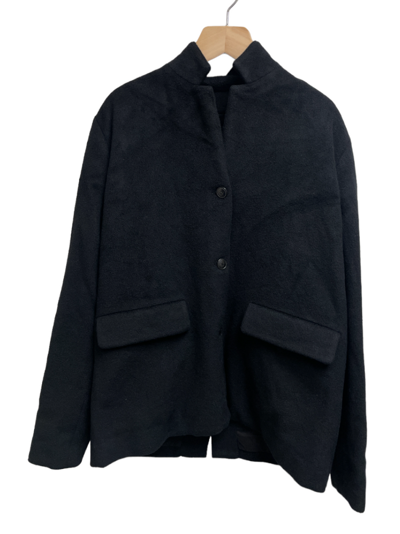 Private 0204 Washed Cash Jacket Black