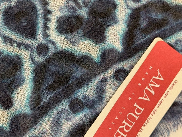 Greca Cashmere Mini Foulard  | AMA Pure