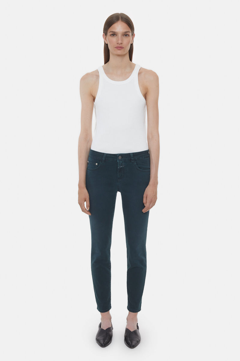 Closed Baker Mid Rise Denim in Fern Green