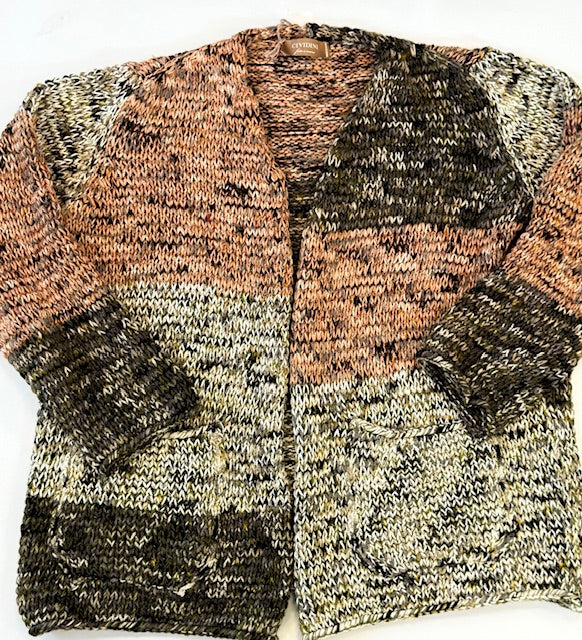 Hand Knit Cardigan | Cividini Multicolor Cardigan