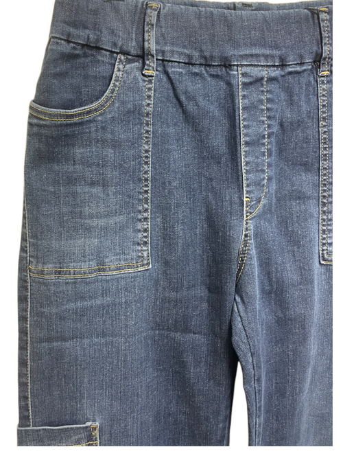 Bevy Flog Rose Cargo Dark Denim