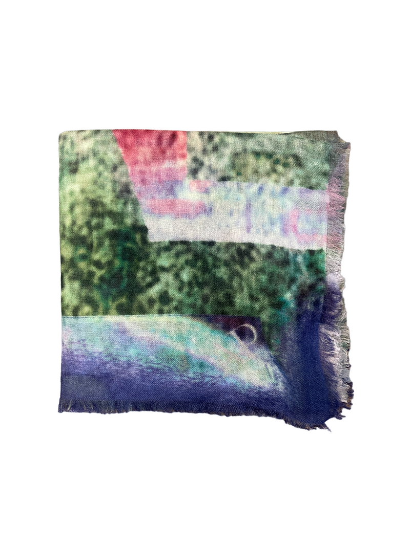 Ama Pure Legacy Cashmere Scarf in Ocean