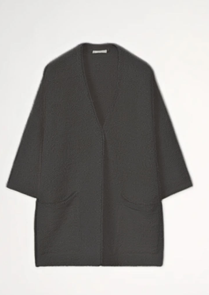 Giacca Tramata Blazer in Black | Lamberto Losani Cardigan