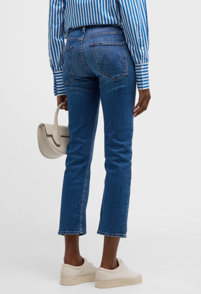 Mother Mid-Rise Rider Ankle Jeans