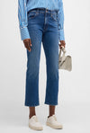 Mother Mid-Rise Rider Ankle Jeans