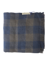 Mirror in the Sky Mirror Cashmere Shawl Checks Chocolate & Night