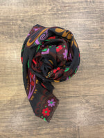Andreas Cashmere Scarf in Navy
