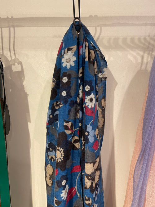 Andreas Cashmere Scarf in Petrol
