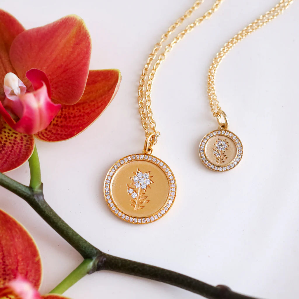 Fleur White Diamond Charm | Sethi Couture Charms & Pendants