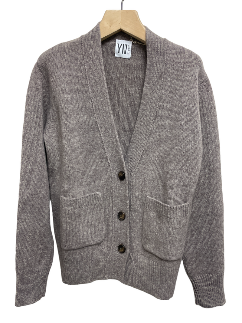 Yin Studio Pocket Cardigan in Stradivari