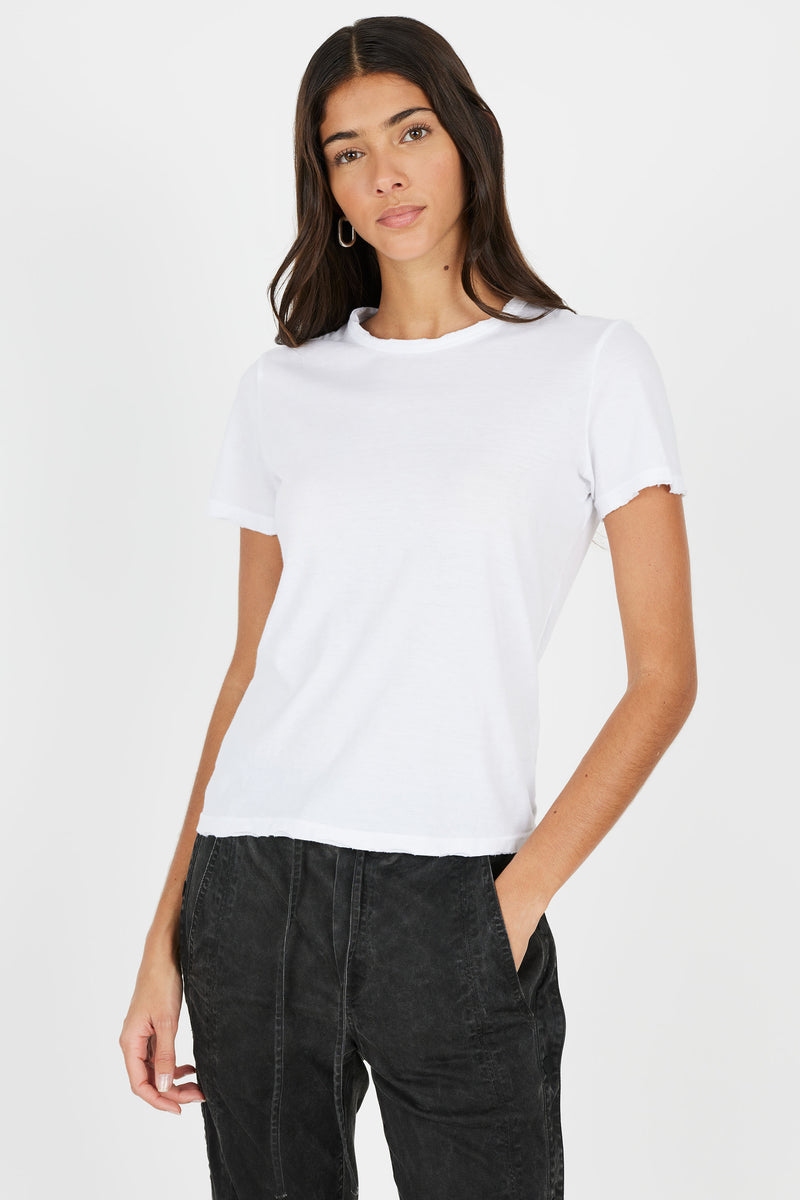 Cotton Citizen White Short Sleeve Tee