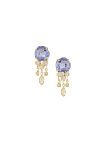 Celine Daoust Blue Sapphire & Dangling Diamond JellyFish Earrings