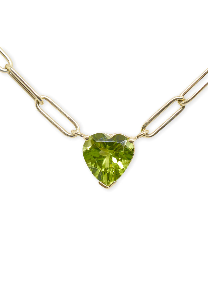These beautiful 14kt yellow gold necklace will make a stunning addition to your necklace collection. With sparkling topaz hearts these necklaces will be a welcome addition to your spring wardrobe.  16" long 14kt yellow gold chain 1/4" long pendant from top to bottom Made in NYC